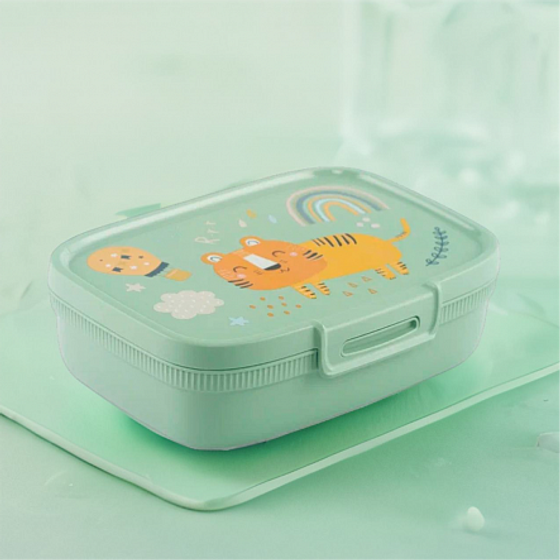 Контейнер пищевой SNAP BOX зеленый 1.3л прямоугольный