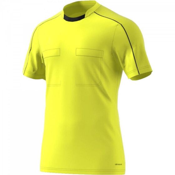 Мужская футбольная спортивная желтая однотонная Adidas REFEREE16 JSY M AH9802