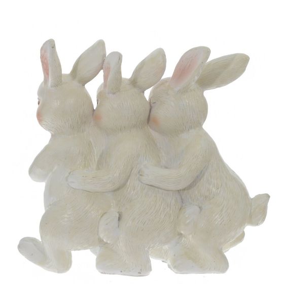 Фигурка декоративная &quot;Зайцы&quot;, L13 W5 H12 см