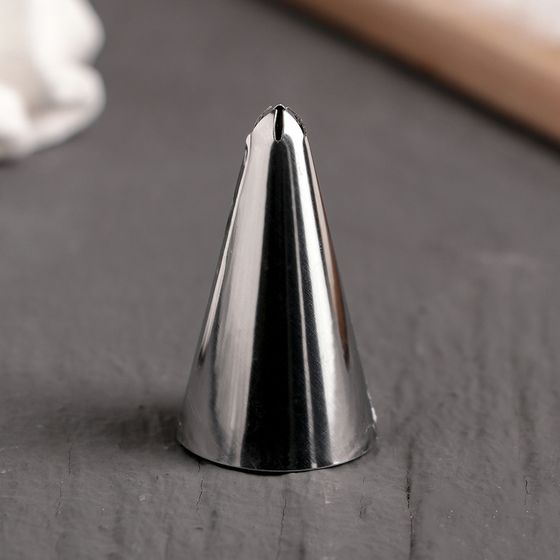 !09 Набор 2 предмета - Насадка кондитерская, d=2,5 см, вых.0,6 см. нержавеющая сталь