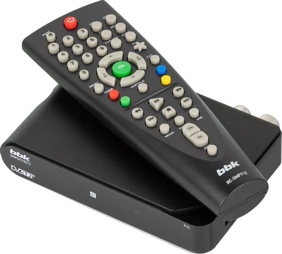 Ресивер DVB-T2 BBK SMP027HDT2 черный
