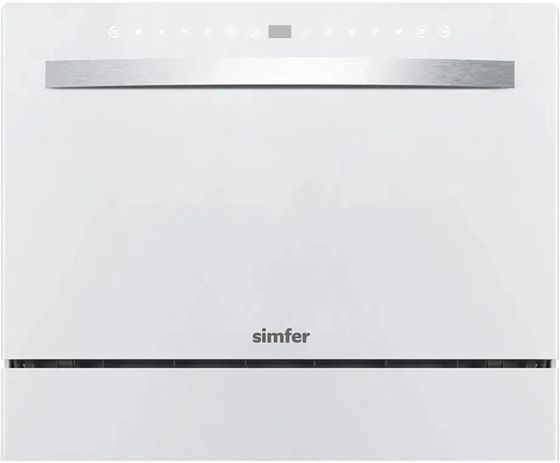 Посудомоечная машина Simfer DCB6501 белый комплектов: 6шт 55см