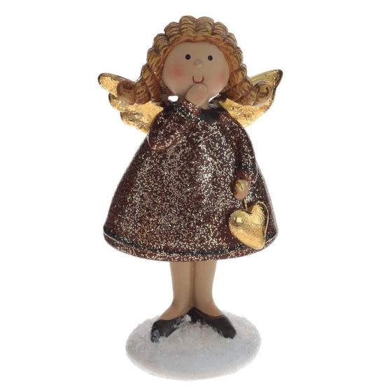 Фигурка декоративная &quot;Ангел&quot;, L5,5 W4 H10 см, 2в.