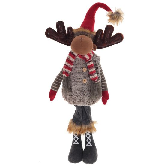 Игрушка набивная &quot;Олень&quot;, L28 W14 H72/53 см, 2в.