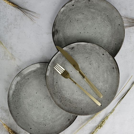 Тарелка десертная STONE DARK 20см