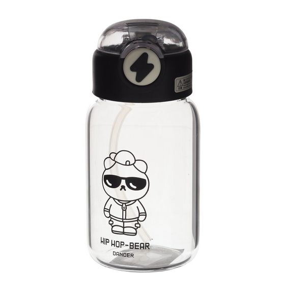 Бутылка, 400 мл, L8 W8,5 H17 см, дизайн микс