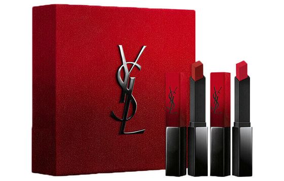 SAINT LAURENT Lipstick Box Limited Edition Makeup Sets Easy-to-Blend Natural Complexion Set Of 2