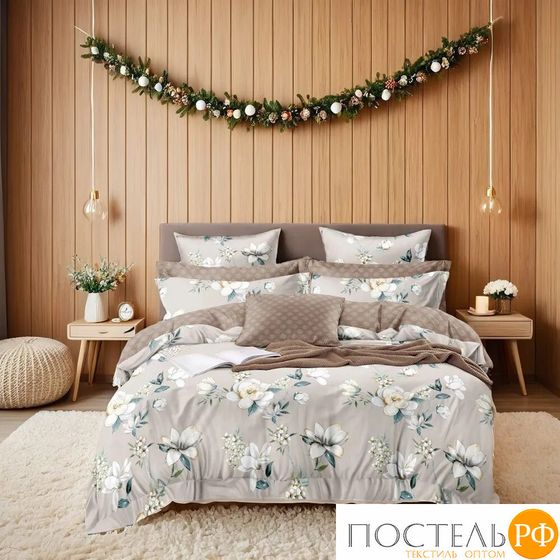 КПБ CL HOME Поплин &quot;Pure Cotton&quot; двуспальный 175*215*1 200*220*1(±5) 70*70*2(±2) в ПВХ PCE 20/008-PCE