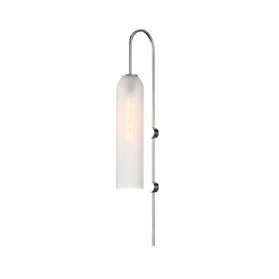 Светильник настенный St Luce. SL1145.151.01. Callana. 1х60 Вт, E27, 10х78 см, цвет хром