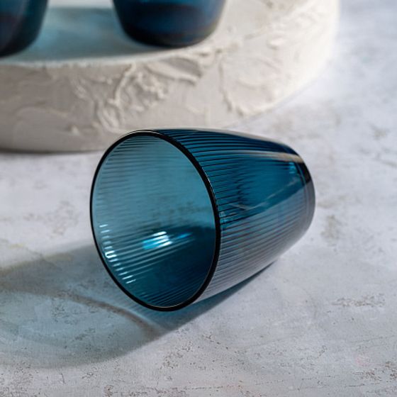 Стакан КОНЦЕПТО СТРАЙПИ ЛОНДОН ТОПАЗ 250мл низкий