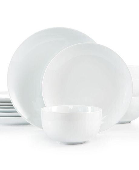 12 Pc. Coupe Dinnerware Set, Service for 4, Created for Macy&#39;s