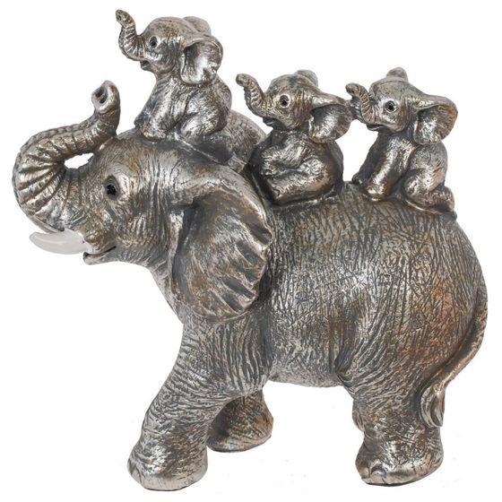Фигурка декоративная "Слоны", L16 W8 H16 см