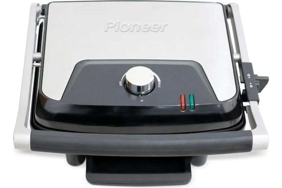Электрогриль Pioneer GR1003E 2000Вт черный/серебристый