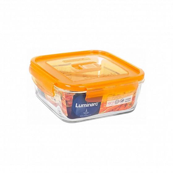 Контейнер стеклянный PUREBOX ACTIVE NEON MIX квадратный 760мл