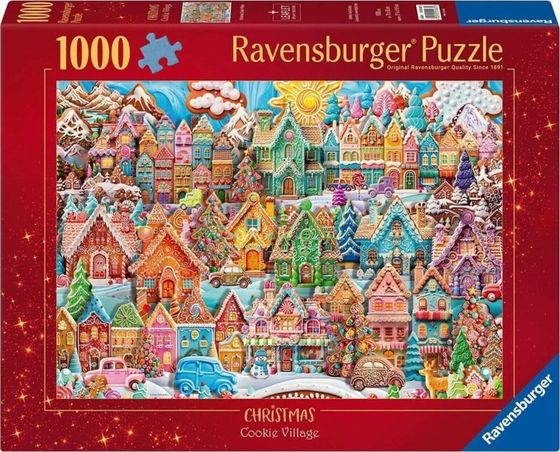 Ravensburger Puzzle 1000 Ciasteczkowe święta