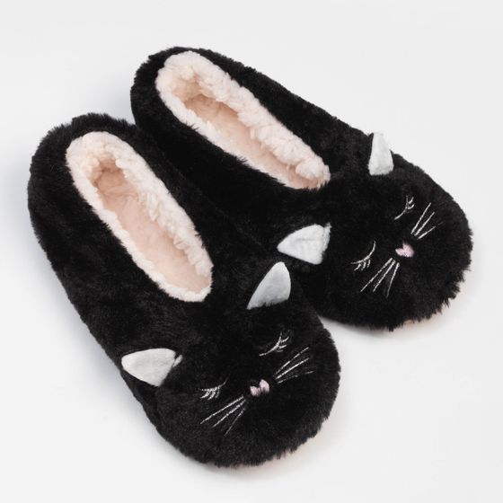 !09 Носки-тапочки женские MINAKU цв.черный, р-р 35-37 (23 см)