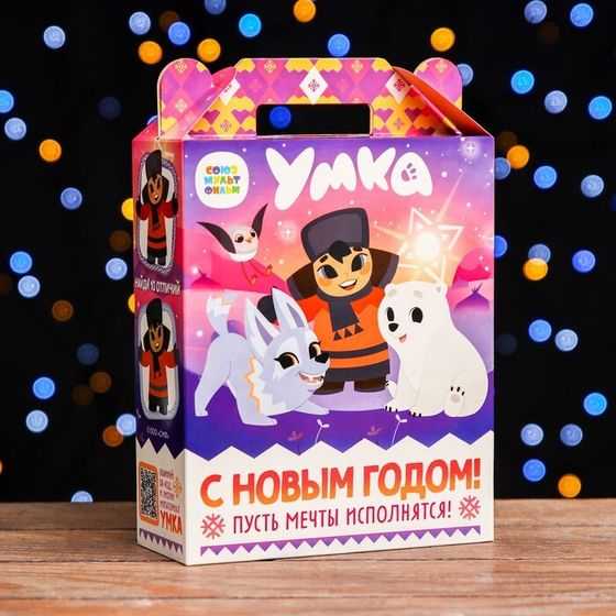 Коробка подарочная складная &quot;Умка&quot; 17 х 7 х 25 см.