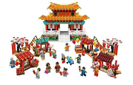 LEGO Chinese New Year Temple Fair Building Blocks 80105