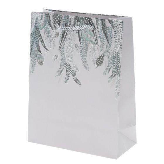 Пакет подарочный (бумага 210г/м2, (блок микс 12шт), L18 W8 H23,5 см, 4в.