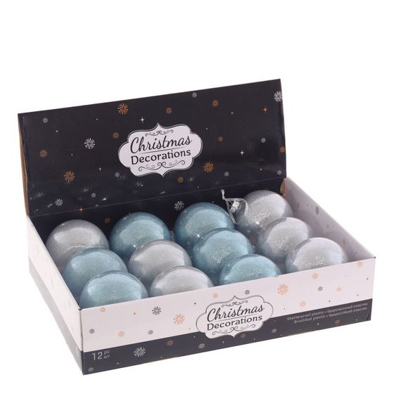 Набор из 12шт Украшение новогоднее &quot;Шар&quot;, D10 см L44 W33 H10,5 см