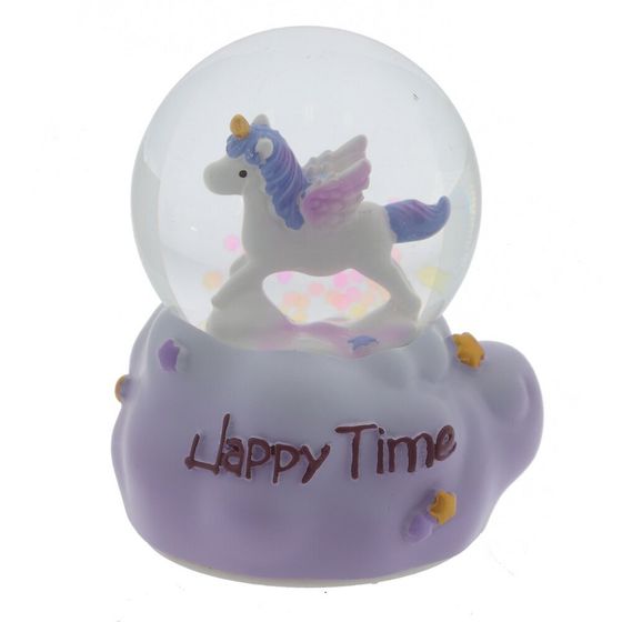 Фигурка декоративная &quot;Лошадка&quot; в стекл шаре (подсвет, 3xДR41), D4.5 см, Д5,5 Ш5 В7 см, 4в.