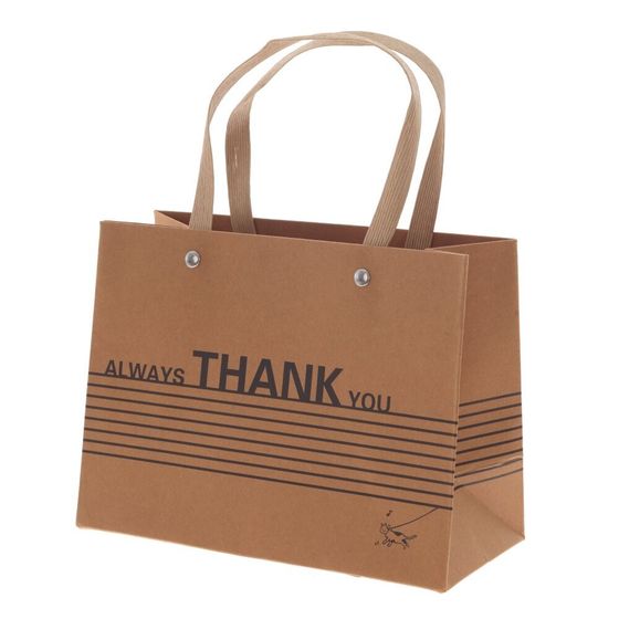 Пакет подарочный (бумага 260 г/м2, блок 12шт), L19,5 W9 H14,5 см, 2в.