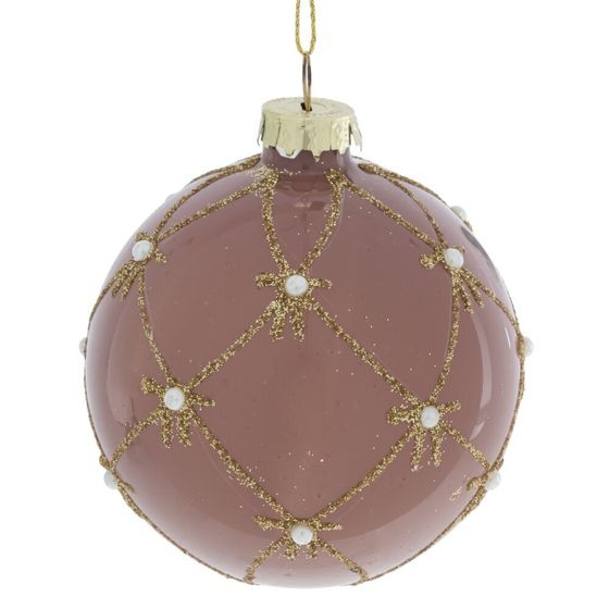 Набор из 12шт Украшение новогоднее &quot;Шар&quot;, D 8 см, L35 W25 H8,5 см