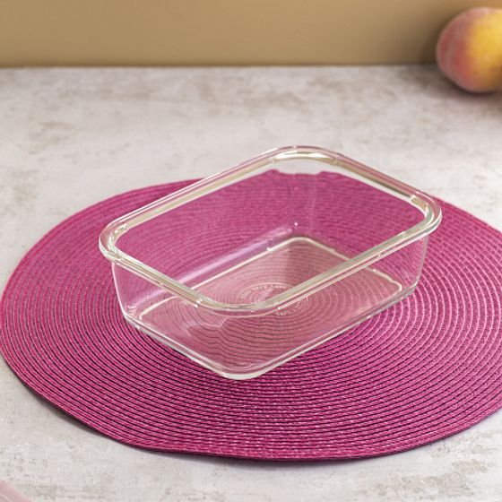 Контейнер ПЮРБОКС АКТИВ НЕОН РОЗОВЫЙ 1220мл прямоугольный