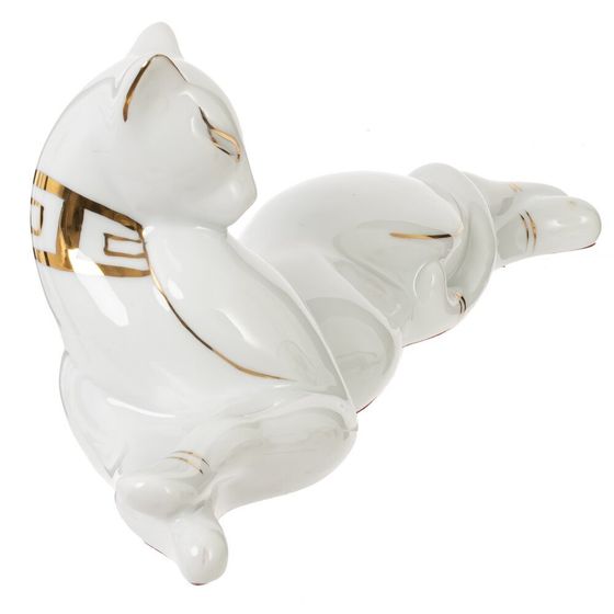 Фигурка декоративная "Кошка", L20 W5,5 H9 см, 1 штука, дизайн микс