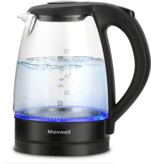 Чайник электрический Maxwell MW-1004 1.7л 2000Вт черный