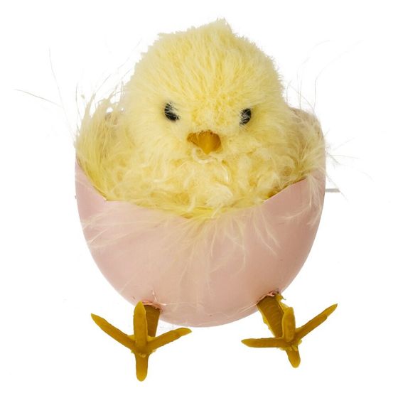 Изделие декоративное подвесное &quot;Цыпленок&quot; (блок 6шт), L7 W5 H7 см, 3в.