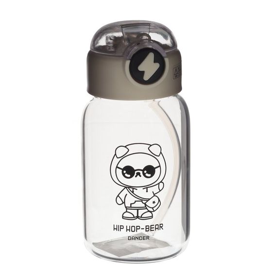 Бутылка, 400 мл, L8 W8,5 H17 см, дизайн микс