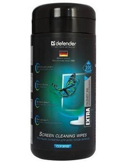 Салфетки для экранов Defender PRO 100PCS 30102