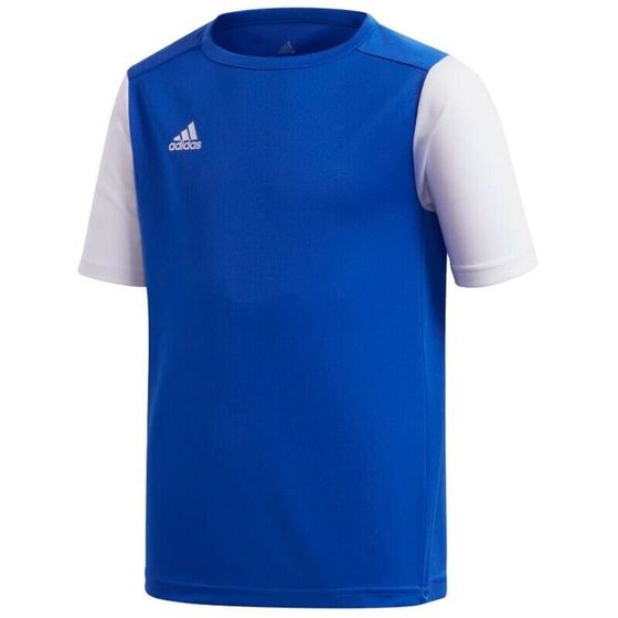 Мужская спортивная футболка синяя с логотипом T-shirt adidas Estro 19 JSY Y Junior DP3217