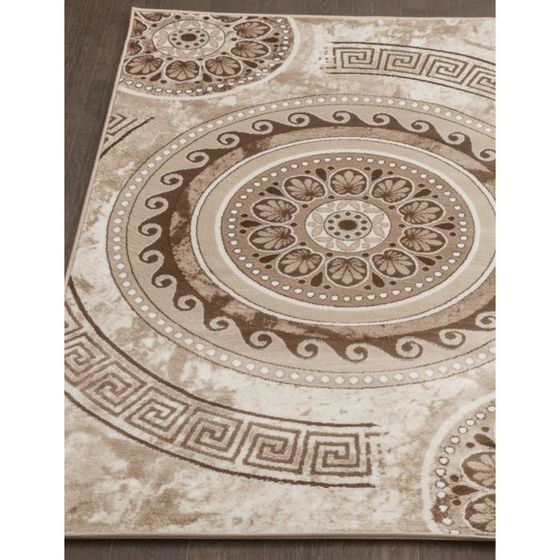 Ковёр прямоугольный Merinos Valencia Deluxe, размер 250x400 см, цвет cream-brown