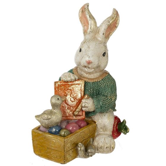 Фигурка декоративная &quot;Заяц&quot;, L14 W11,5 H19,5 см