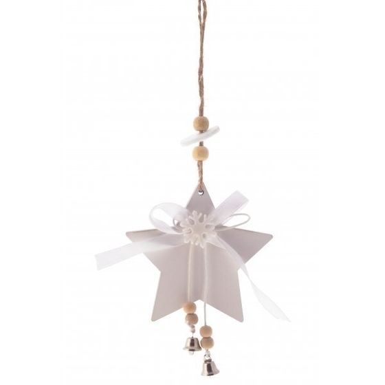 Украшение новогоднее &quot;Звезда&quot;, L9 W1,5 H9 см, 3в.