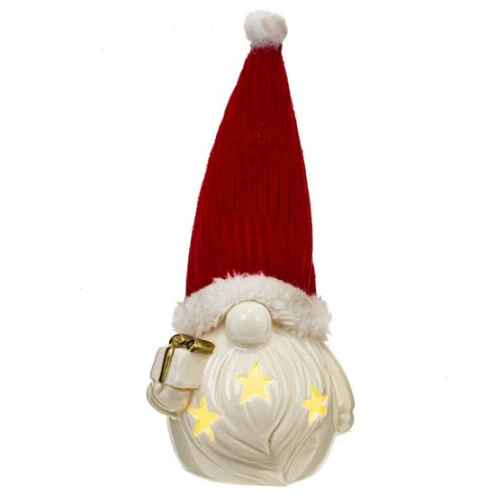 Фигурка декоративная с подсветкой &quot;Гномик&quot;, L7 W6 H16 см, (2хLR44), 4в.