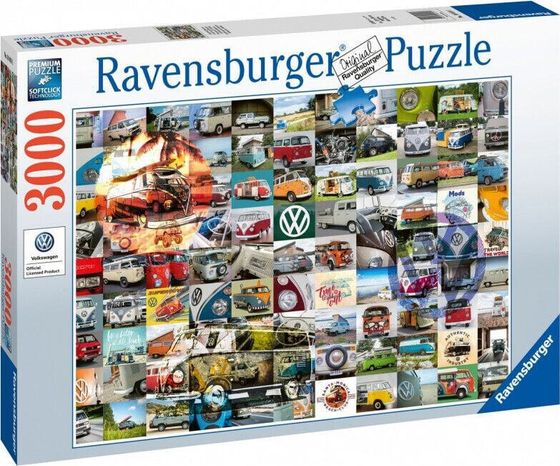 Ravensburger Puzzle 3000 elementów 99 Momentów Kampera VW