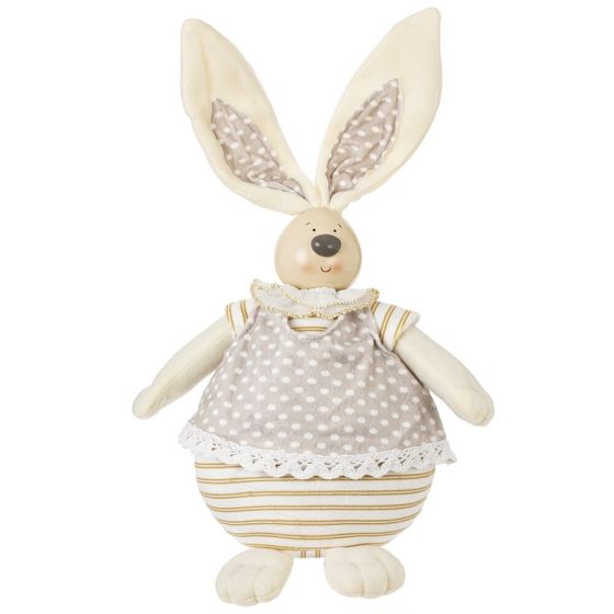 Игрушка набивная &quot;Заяц/Зайка&quot;, L18 W14 H38/27 см, 2в.