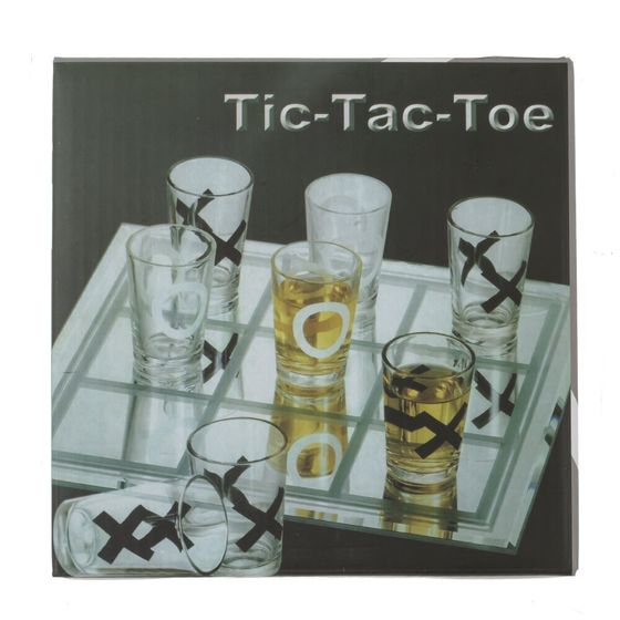 Игра настольная (питейная) &quot;Крестики-нолики&quot;, L15 W4 H15 см