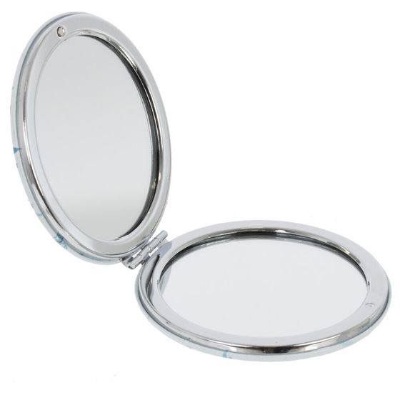 Зеркало карманное, Д7 Ш7 В1 см, 4в.