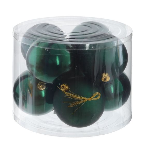 Набор из 8шт Украшение новогоднее &quot;Шар&quot;, D 10 см, L24 W24 H18,5 см