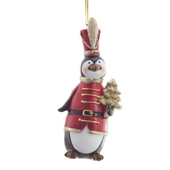 Фигурка декоративная подвесная &quot;Пингвин&quot;,   L5 W4,5 H12 см, 2в.