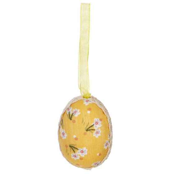 Изделие декоративное подвесное &quot;Яйцо&quot; (блок 6шт), L4 W3 H6 см, 3в.