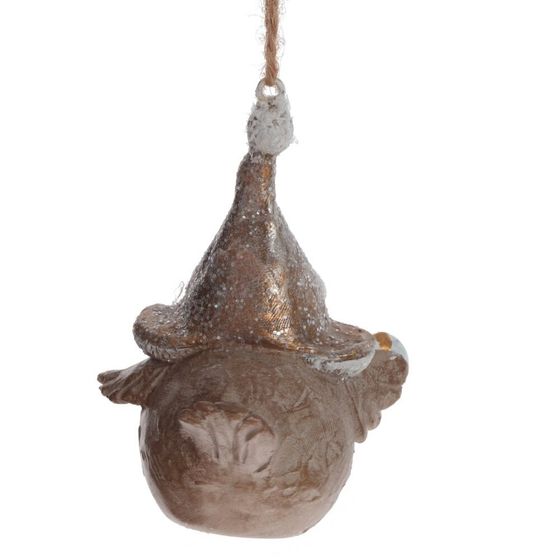 Изделие декоративное подвесное "Птичка", L7 W6 H9,5 см, 2в.