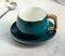 !09 Чайная пара керамическая «Изумруд», 2 предмета: чашка 300 мл, блюдце d=13,5 см