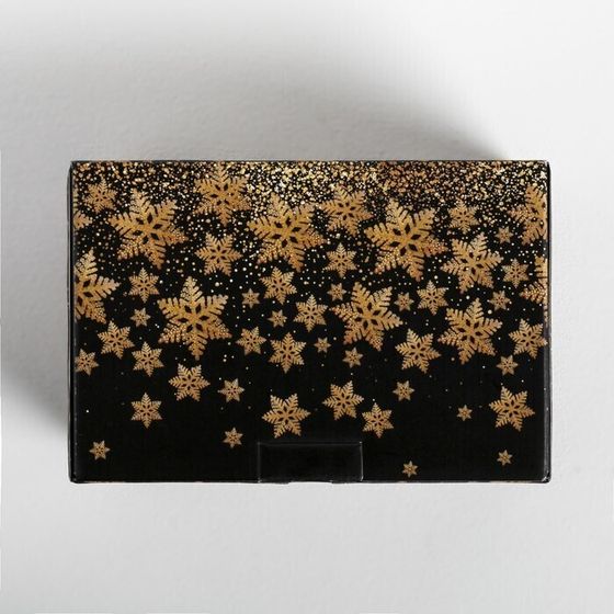 !09 Коробка подарочная (набор 2 штуки) новогодняя складная «Новогодний подарок», 22 х 15 х 10 см, Новый год