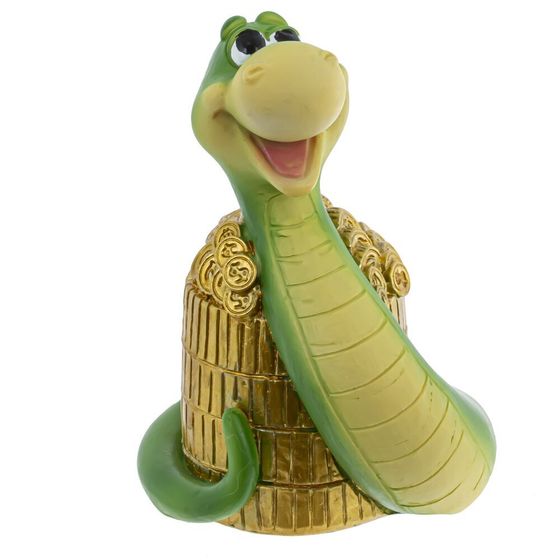 Копилка &quot;Змея&quot;, L7 W8 H10 см, 2в.