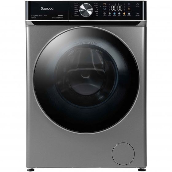 Стиральная машина Бирюса WM-SC914/15 S хромированный металлик 9кг 1400об/мин с паром инвертор